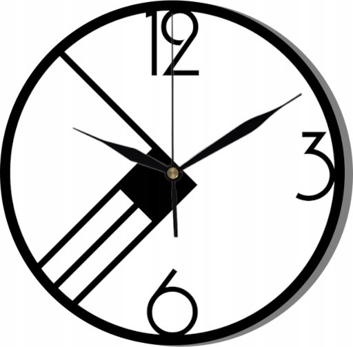Zegar Ścienny Loft Kawa z Mlekiem 35 cm Inna marka