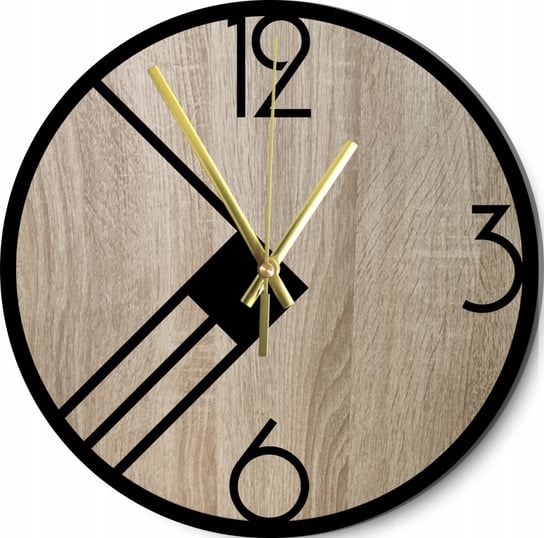Zegar Ścienny Loft Modern Wood Sonoma 45 cm Inna marka