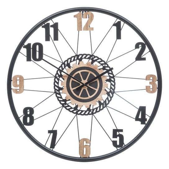 Zegar ścienny loftowy MOHAN, Ø 65 cm Inna marka