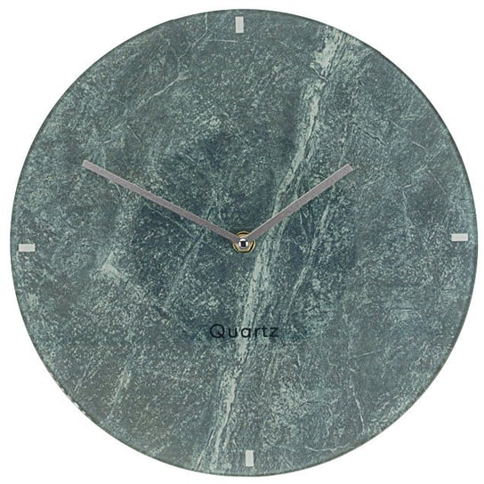 Zegar ścienny, Marble Finish, szary, 30 cm Inna marka