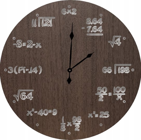 Zegar Ścienny Matematyczny Pitagoras dla Metematyka 45 cm Inna marka