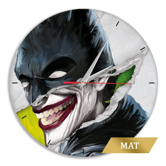 Zegar Ścienny Matowy Joker 001 DC Wielobarwny ERT Group