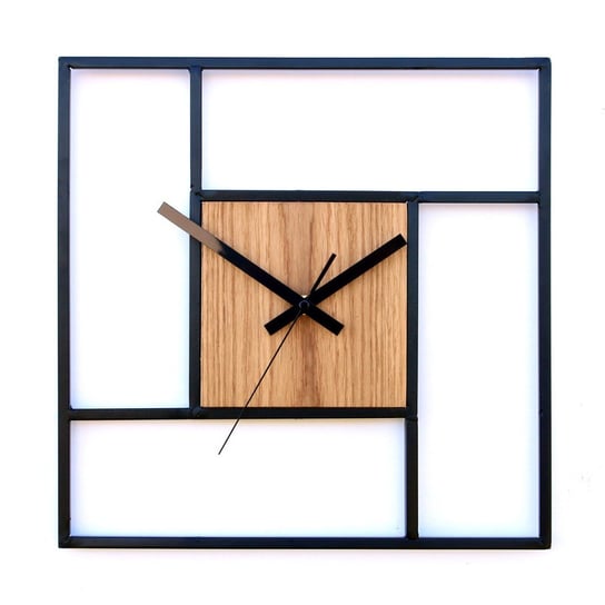 Zegar Ścienny Metalowy Loft Steve Modern Clock