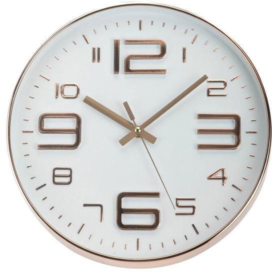 Zegar ścienny, miedziany, 30 cm Inna marka