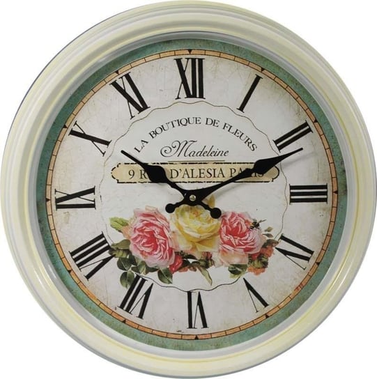 Zegar ścienny Motyw Róże 39x39cm Pigmejka