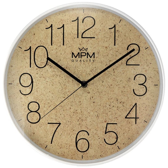Zegar ścienny MPM E01.4046.0051 korek MPM
