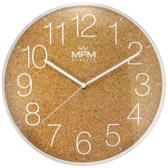 Zegar ścienny MPM E01.4046.0052 korek MPM