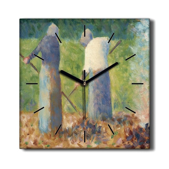 Zegar ścienny na płótnie Malarstwo postacie 30x30, Coloray Coloray