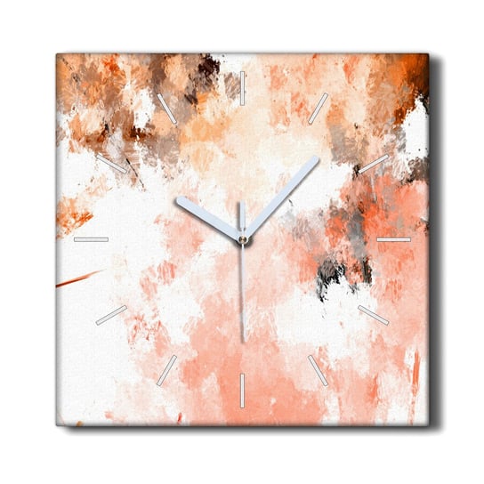 Zegar ścienny na ramie 30x30 Liście Abstrakcjonizm, Coloray Coloray