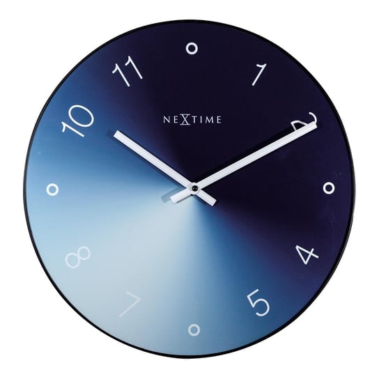 Zegar ścienny (niebieski) Gradient Nextime Nextime