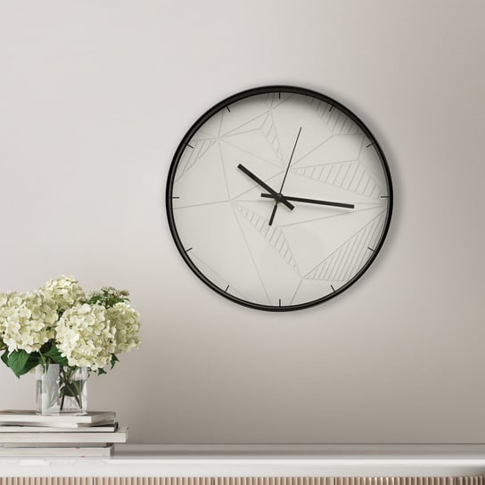 Zegar ścienny nowoczesny, 30x30, na ścianę dekoracyjny Eurofirany