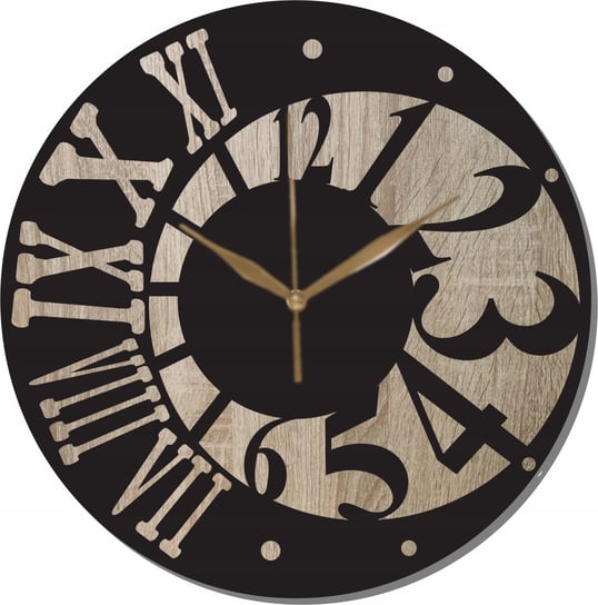 Zegar Ścienny Nowoczesny Design Idealny Do Salonu Rzymsko Arabski 35 cm Inna marka