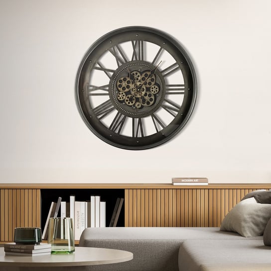Zegar ścienny nowoczesny, duży 60x60, na ścianę Eurofirany