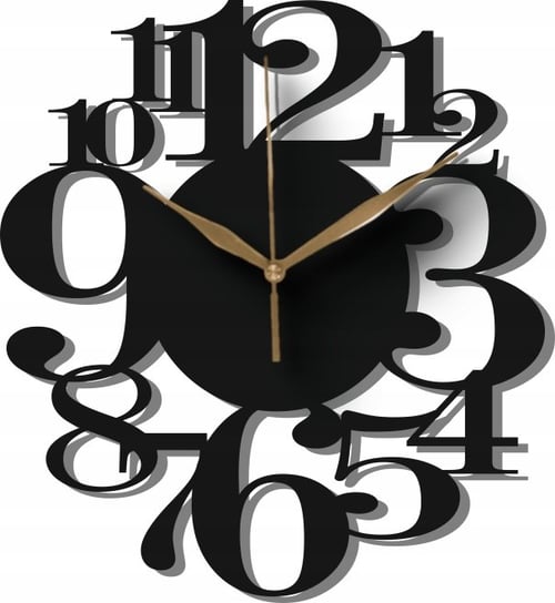 Zegar Ścienny Nowoczesny z Dużymi Liczbami 35 cm Inna marka