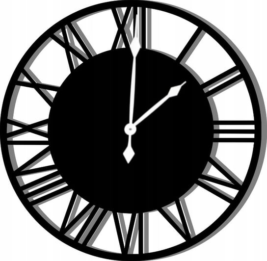 Zegar Ścienny Okrągły Klasyczny design do Salonu Kuchni 45 cm Inna marka