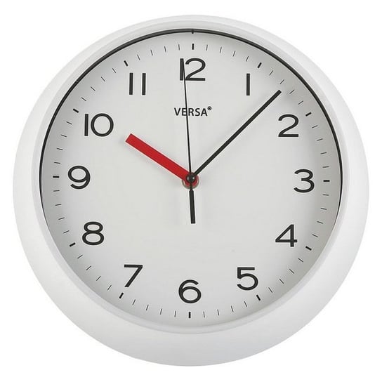 Zegar Ścienny Plastikowy (6,6 x 29,3 x 29,3 cm) Biały bigbuy home