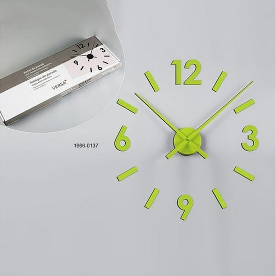 Zegar Ścienny polipropylen Kolor Zielony bigbuy home