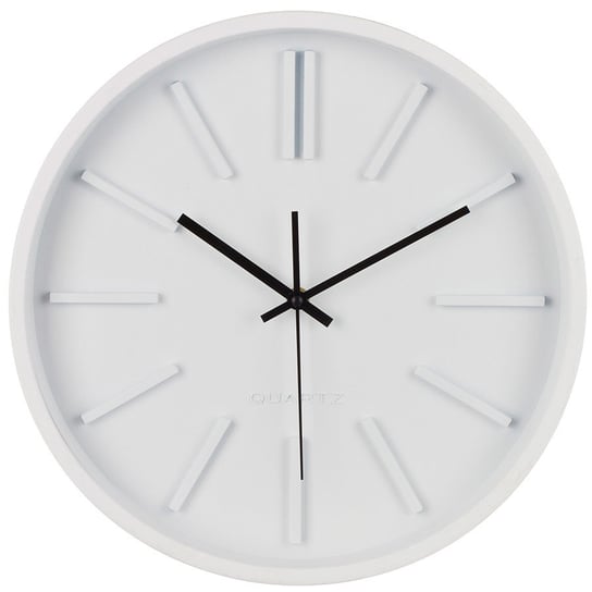Zegar ścienny Quartz, ATMOSPHERA, biały, 35 cm Atmosphera Créateur d'intérieur