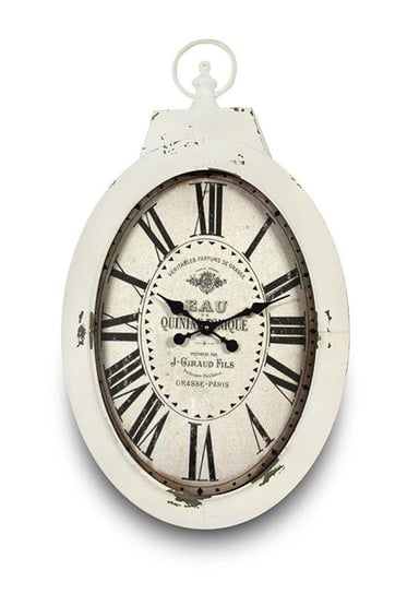 Zegar ścienny Retro, biały, 44,5x77x5,5 cm Art-Pol