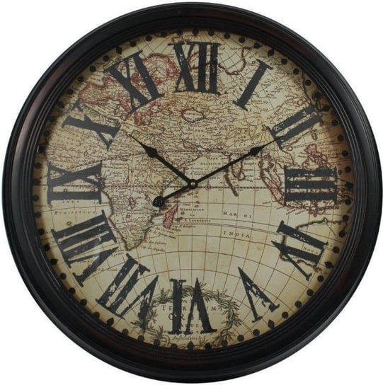 Zegar ścienny Retro, brązowy, 61,5x6,5 cm Art-Pol