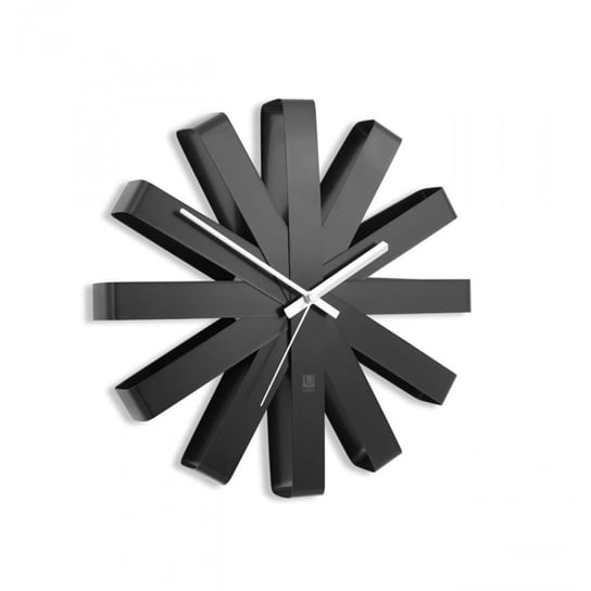 Zegar ścienny Ribbon Umbra, czarny, 30,5x5,7 cm Umbra