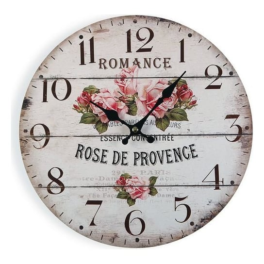 Zegar Ścienny Romance Drewno (4 x 30 x 30 cm) bigbuy home