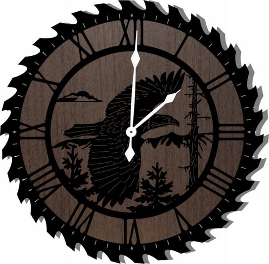 Zegar Ścienny Rzymski Dekoracyjny Orzeł Ptak Eagle 45 cm Inna marka