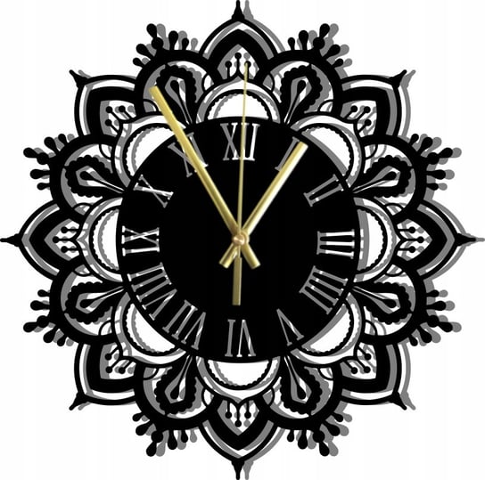 Zegar Ścienny Rzymski Mandala Ażurowa 45 cm Inna marka
