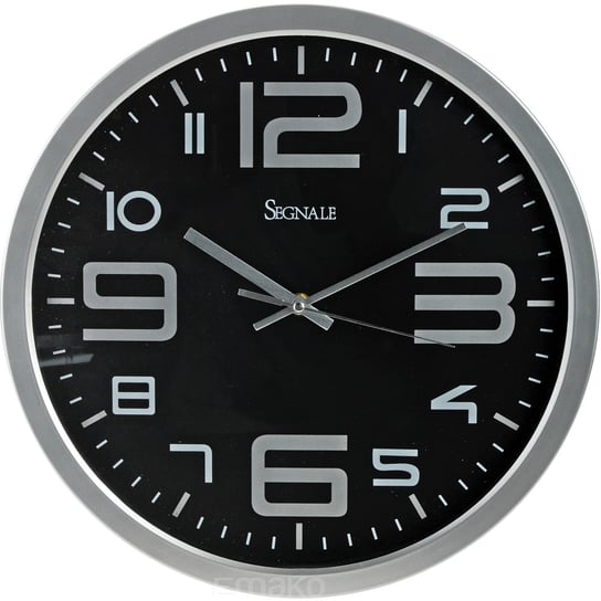 Zegar ścienny SEGNALE, czarny, 35 cm Inna marka