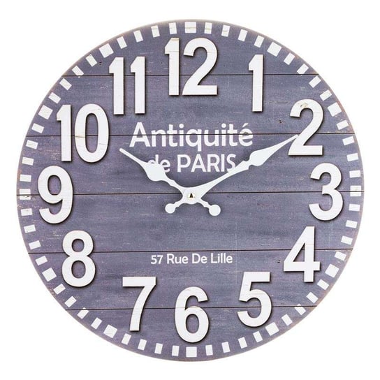 Zegar Ścienny Styl Drewniany Vintage Średnica:34Cm Art-Pol