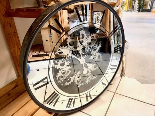 Zegar Ścienny Szklany Champs Elysees - Wyjątkowa Dekoracja Na Ścianę Bellissima Casa