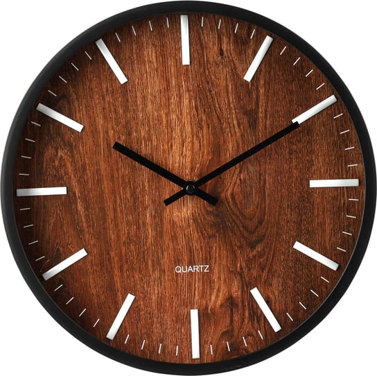 Zegar ścienny, tarcza w drewnianym stylu, Ø 30 cm Home Styling Collection