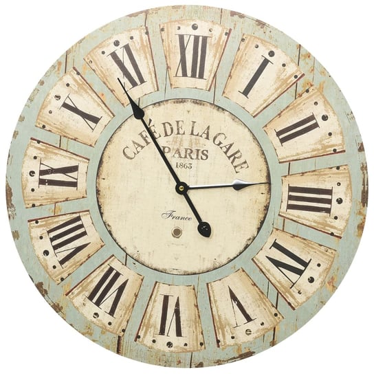 Zegar ścienny vintage 60 cm - urok i funkcjonalnoś / AAALOE Inna marka