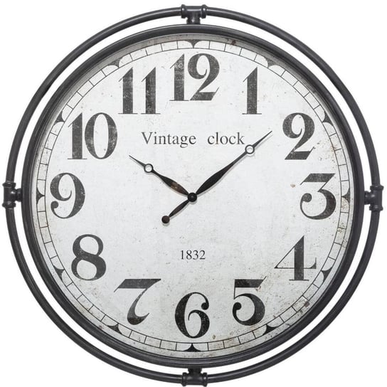 Zegar ścienny vintage IGOR, Ø 74 cm, metal Atmosphera