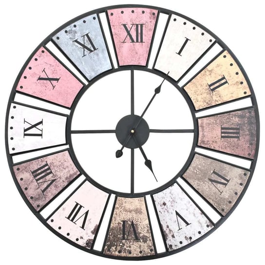 Zegar ścienny vintage z mechanizmem kwarcowym, 60 cm, XXL vidaXL