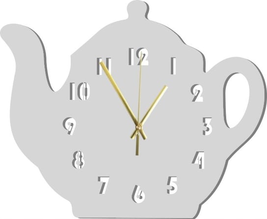 Zegar Ścienny w formie Dzbanka Tea Time 45 cm Inna marka