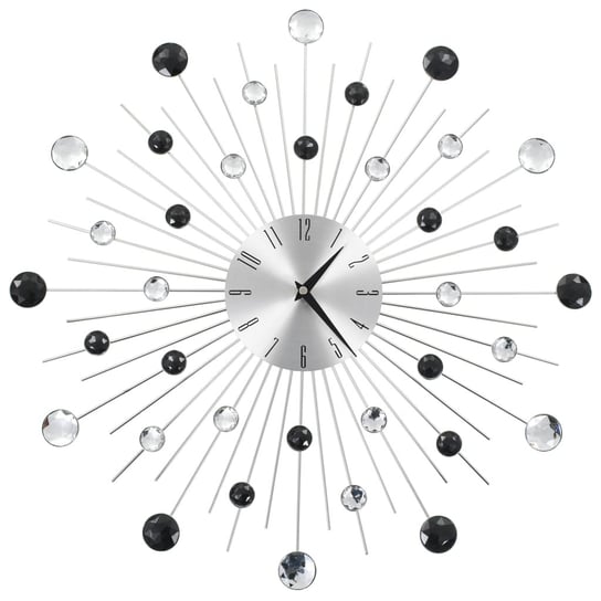 Zegar ścienny z aluminiową ramą i akrylowymi koral / AAALOE Inna marka