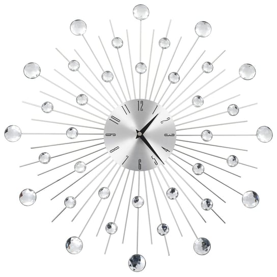 Zegar ścienny z aluminiową ramą i koralikami - ele / AAALOE Inna marka