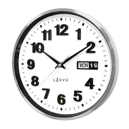 Zegar ścienny z datownikiem Lavvu LCT4050 30 cm LAVVU