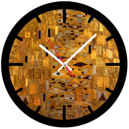Zegar Ścienny Z Nadrukiem Golden Life Śr. 37 Cm Bertoni