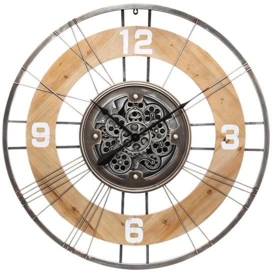 Zegar ścienny z ozdobnym mechanizmem LANA, Ø 90 cm Atmosphera