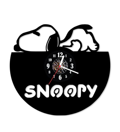 Zegar ścienny z płyty winylowej Snoopy 108.13 HOME DRUK