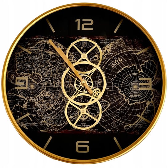 Zegar Ścienny Złoty Dekorpap