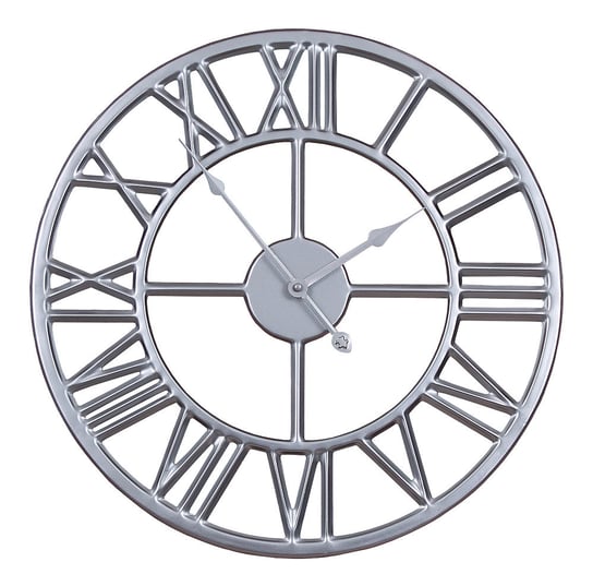 Zegar srebrny industrialny loft młodzieżowy 43-220 Sofer