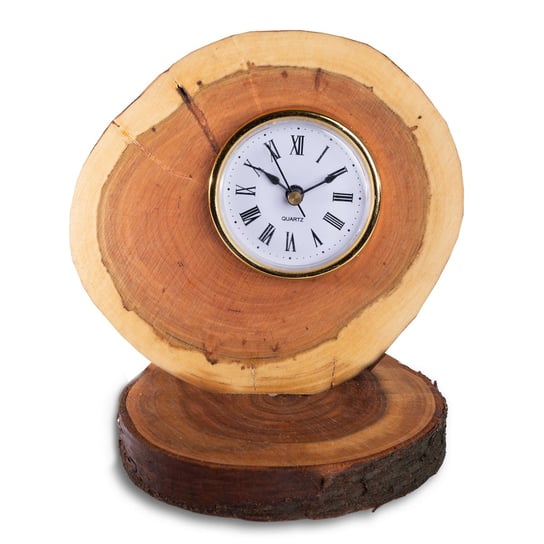Zegar Stojący Meblowy Czeremcha Bez Kory Olejowany Drewno Czeremchowe Naturalny Retro Vintage Handmade Gdzw_Ax17_P_Wrqod/ Wamar-Sosenka Inna marka