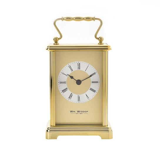 Zegar Stojący Metalowy Złoty Z Rączką Klasyczny Inna marka