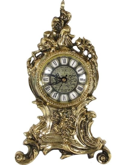 Zegar stojący, złoty, 25x15x8 cm Pigmejka