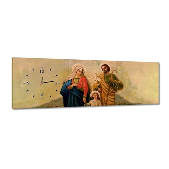 Zegar Święta Rodzina Józef Maria, 120x40cm ZeSmakiem