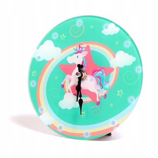 Zegar Szklany Jednorożec Unicorn Zegar Dla Dziecka Midex