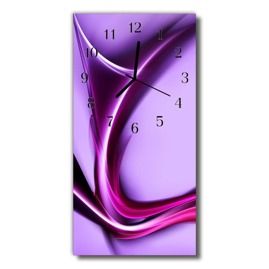 Zegar szklany pionowy Sztuka Abstrakcja beżowy Tulup